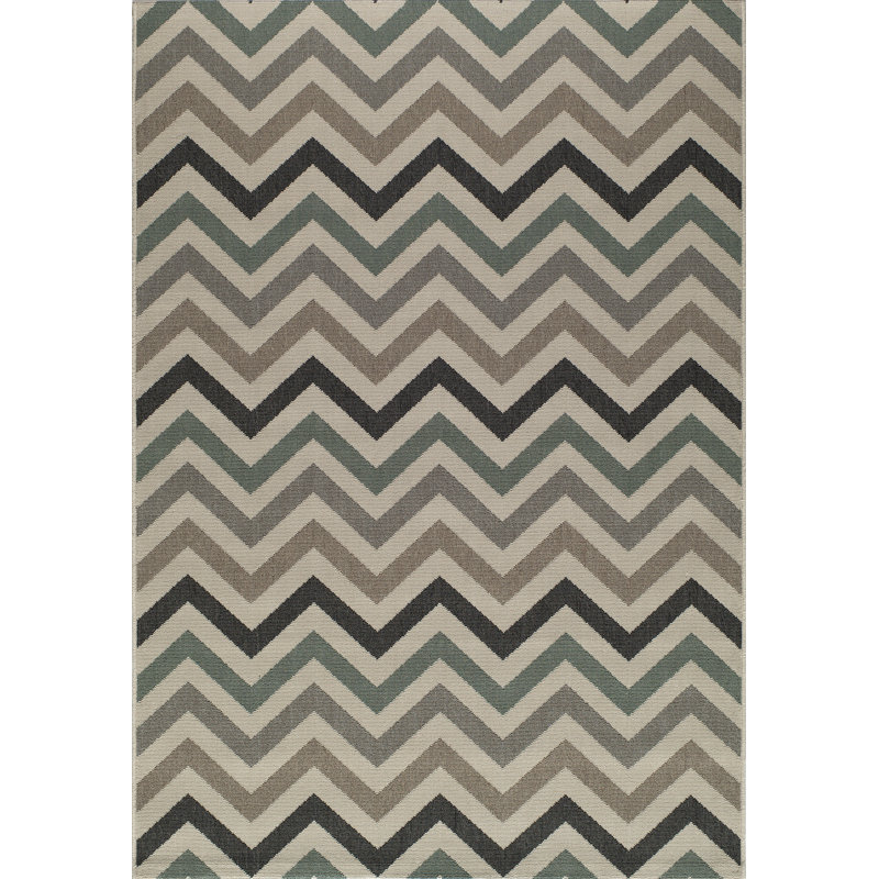 Tapis sauge tissé à la machine Irita, Rectangle 2 pi 3 po x 4 pi 6 po