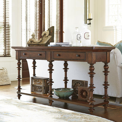 Retro American-style light luxury console table