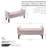Granie Velvet Storage Bench with Wooden Legs-1881197295