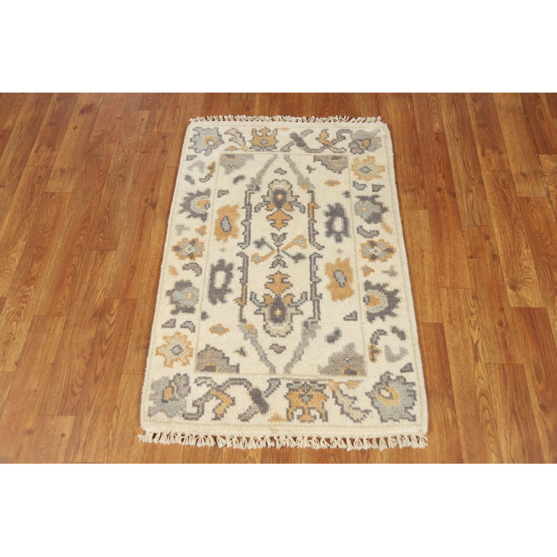 Tapis indien en laine fait à la main Oushak 2x3