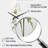 White Daisies Sublime Simplicity II - Flower Asymmetrical Metal Wall Clock, White Curved Wall Clock Print-104242773