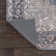 Sarok Ornate Medallion Machine-Washable Blue/Cream Rug