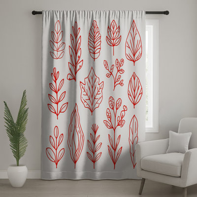 Red Leaf Illustration