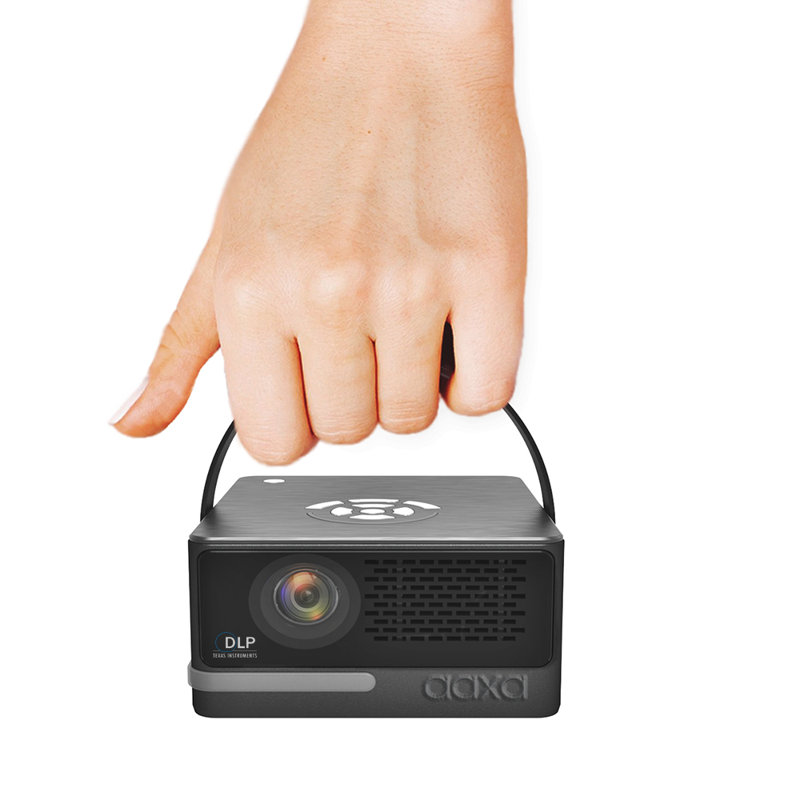 (Pile de 6 heures) Projecteur intelligent Worlds Brightest AAXA P6 Ultimate, mise en miroir sans fil