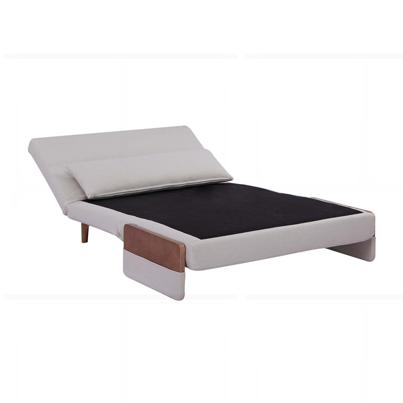Très grand canapé-lit pliant 3 en 1, Beige