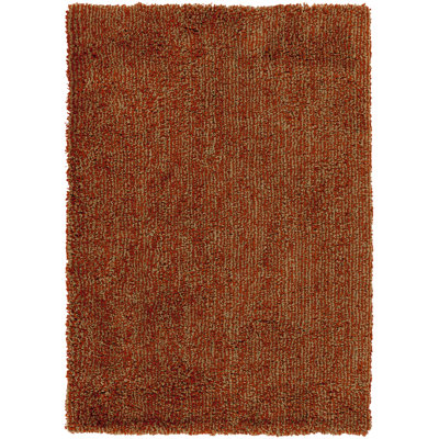 Tapis orange brûlé / jaune