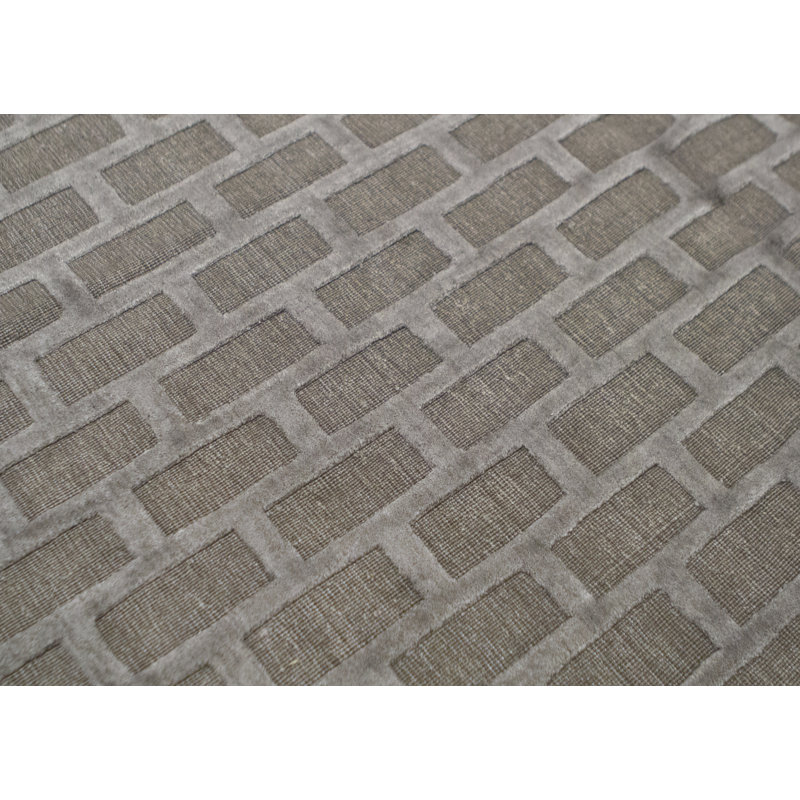 Hand-Knotted High-Quality Brown Area Rug