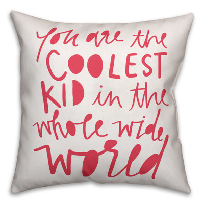 Housse et insert de coussin Coolest Kid