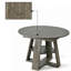 Table de salle à manger extensible en bois de 43,33 à 59,08 pouces de largeur-129704505