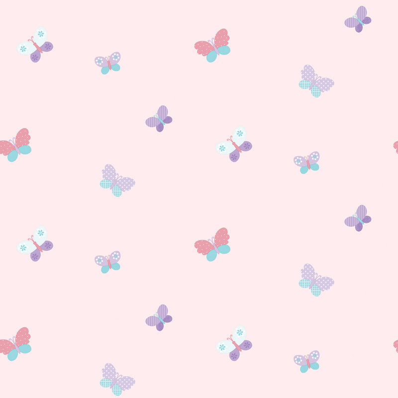 Bellamy 1000cm x 53cm Matte Wallpaper Roll, Pink/Red/Purple