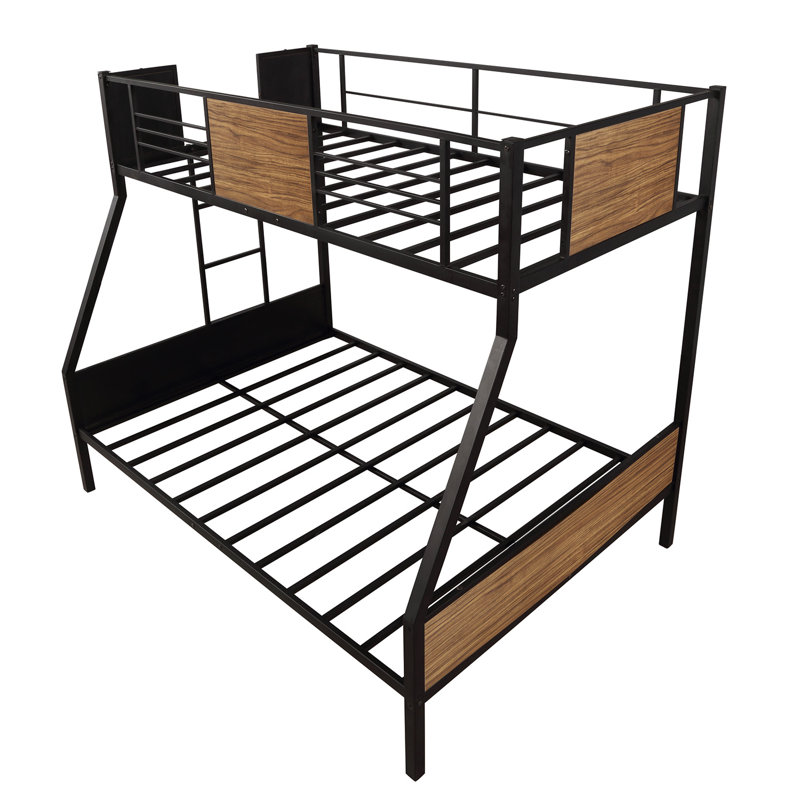 Kids Twin Over Full Bunk Bed, Brown