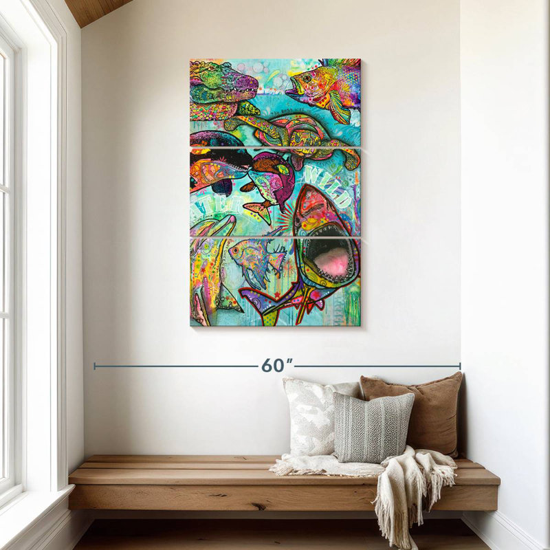 Brampt Water Wild, 45" H x 28" W