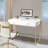 Ebinum Metal Base Writing Desk