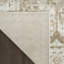 Tapis taupe ivoire rétro 5 pi 3 po x 7 pi Leuchte-825953152
