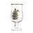 SPODE CHRISTMAS TREE TULIP GLASSES S/4 17 OZ