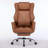 Ergonomic Cross Legged Office Chair With Footrest,leather Big And Tall Executive Chair With Wheels,reversible Armrest And Lumbar Pillow,135° Reclining Computer Wide Desk Chair For,office-842539728