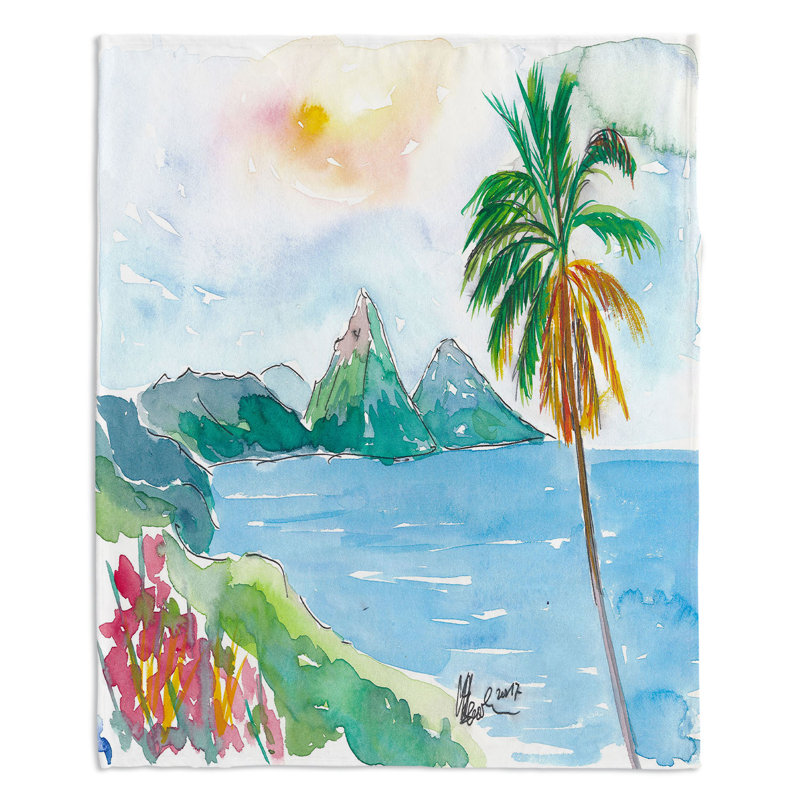  Couverture Sainte-Lucie, 68 po x 80 po