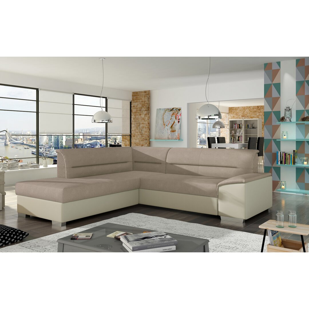 Ecksofa Gervais mit Bettfunktion