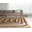 Jaipur Living Ushari SOS02 Handwoven Geometric Tan/Black Area Rug (7'9inX9'9in)-2006672223