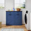 Armoire poubelle double inclinable Farmhouse Blue