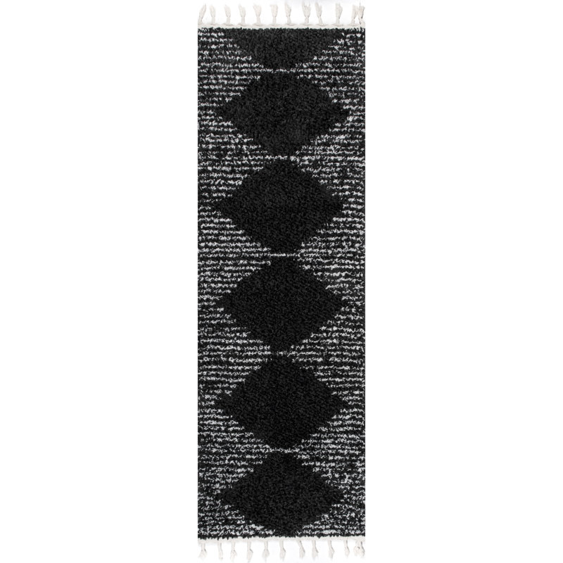 Tapis noir / gris Martins Performance, Tapis de couloir 2 pi 6 po x 10 pi