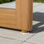 Ensemble de conversation en aluminium pour 5 personnes avec coussins et repose-pieds Sereno Patio-760706586
