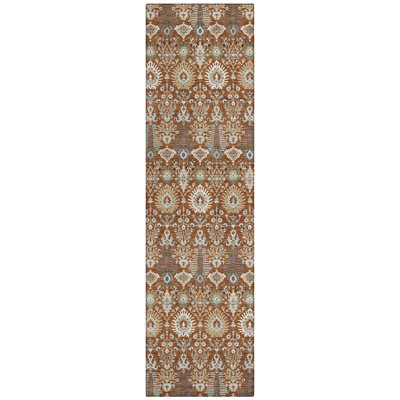 Machine Washable Indoor/Outdoor Boruta ACN2251 Global Rug