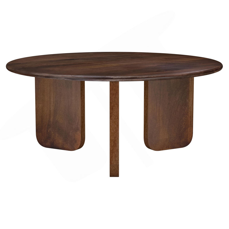Columbo Brown Round Coffee Table