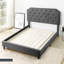 Planche / lattes en bois avec couvre-matelas de 0,5 po Nikitas avec housse-679189560