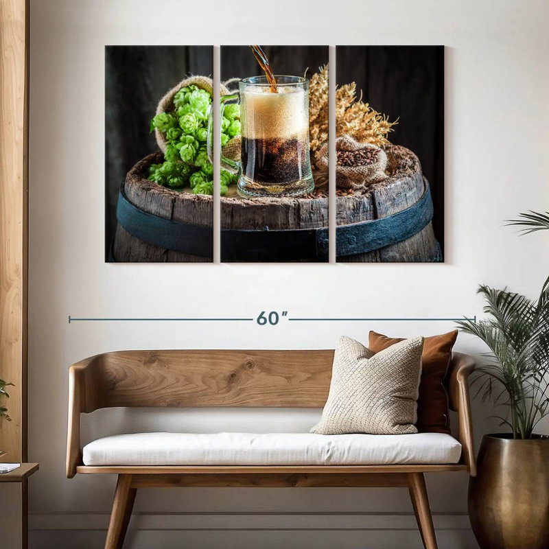 Yarlin Beer, 32" H x 50" W