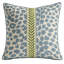 Mineral Blue Animale Pillow Cover And Insert