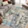 Modern Abstract Aesthetics Area Rug Machine Washable Lightweight Living Room Rug Low Pile Non Slip Stain Resistant Bedroom Carpet Soft Bedside Runner Rug Indoor Decor Floor Mat