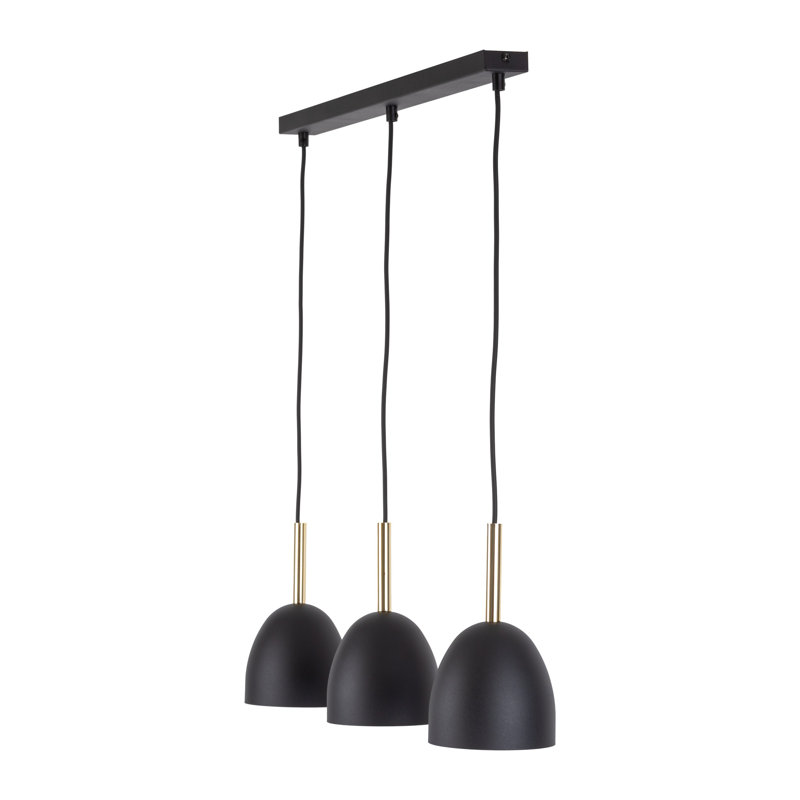Bagan 3 - Light Kitchen Island Pendant, Black