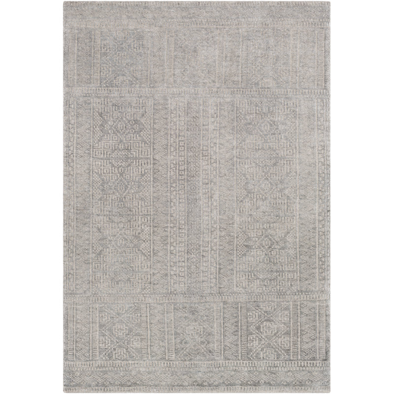 Blaine Hand Knotted Oriental Indoor Rug, Rectangle 10' x 14'