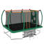 Trampoline carré extérieur 8x14ft