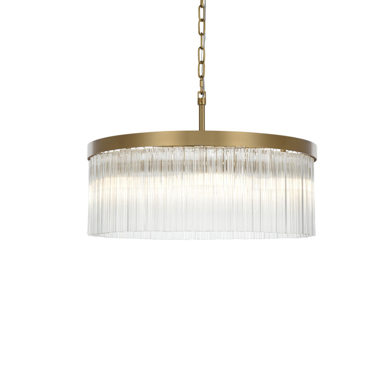 Lustre Lu 24 pouces , Or satiné