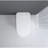 Luxury Intelligent Smart Toilet With Instant Warm Water Sprayer And Dryer, Auto Flush /Foot Sensor Operation, Adjusted Temp Heated Bidet Seat, LED Display White
