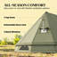 Tente de camping extérieure imperméable, tente tipi, tente de camping extérieure