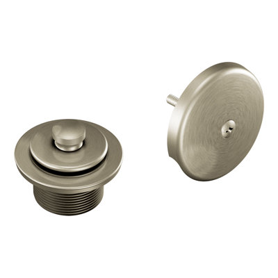 Ensemble de drain de baignoire et douche en métal Moen Push-N-Lock