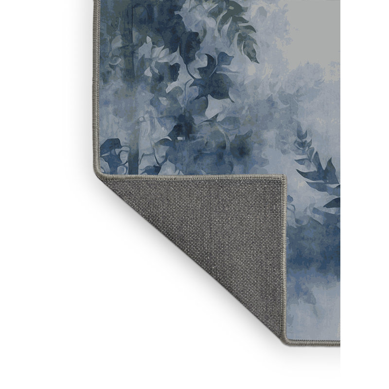 Tapis gris soyeux et moelleux, Carré 7 pi
