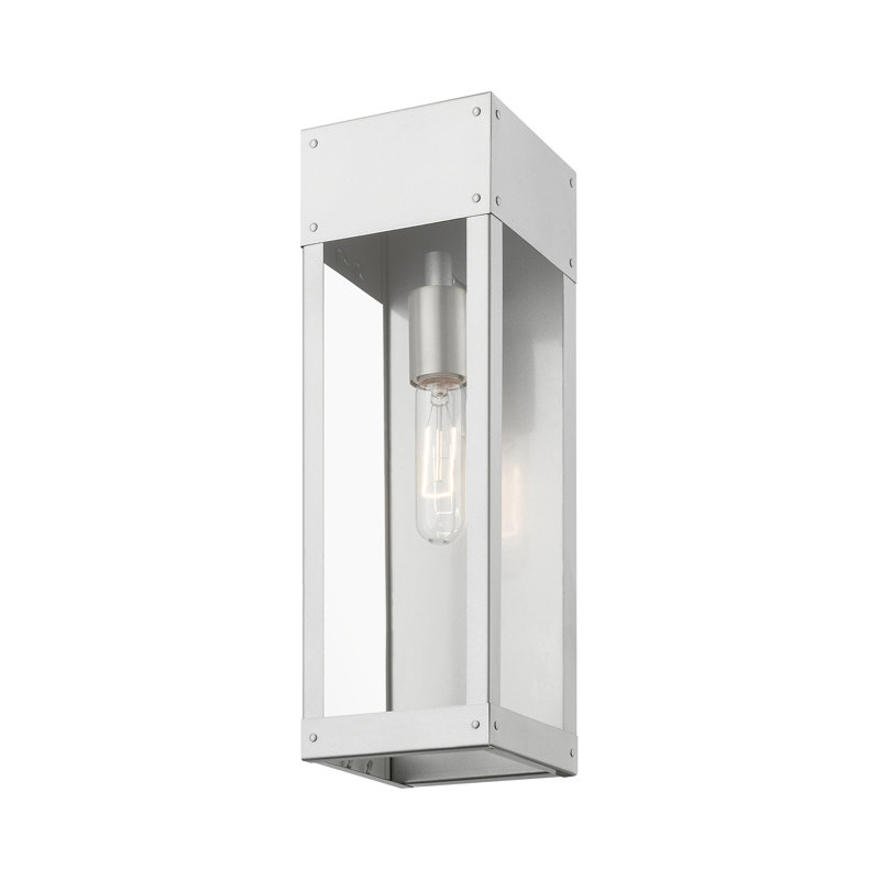 Pippo Wall Light, Painted Satin Nickel/Brushed Nickel