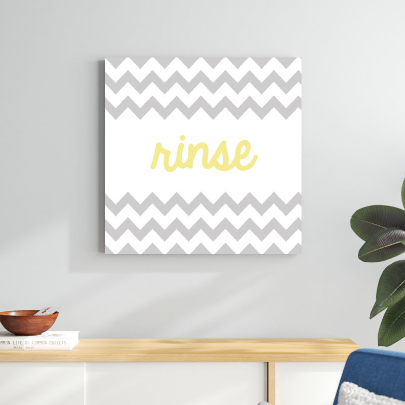 «Rinse» par Anna Hamily, impression sur toile, H 30 po x l 30 po, Toile tendue