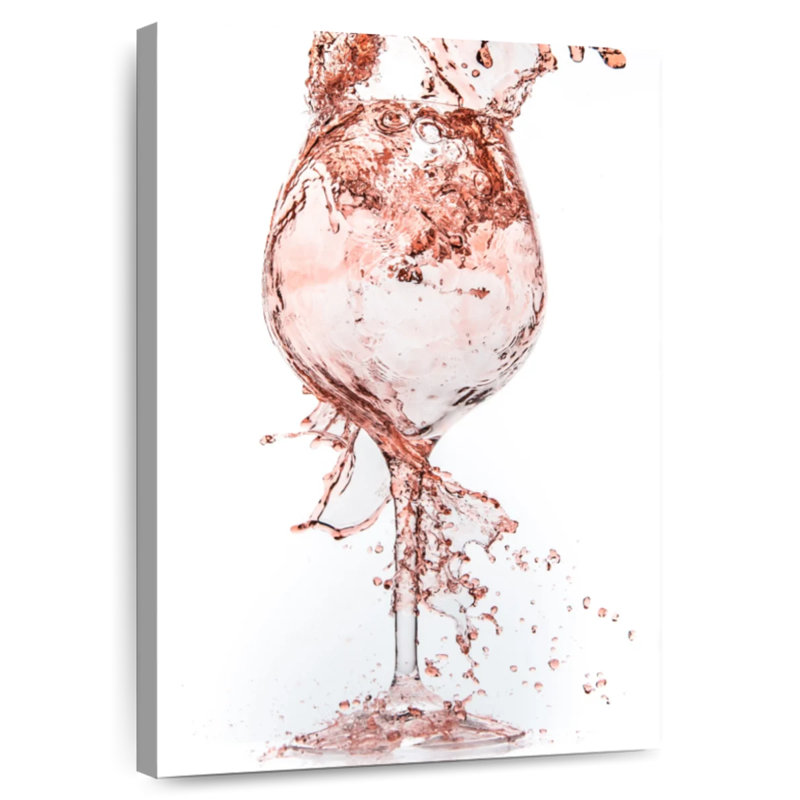 Yarlin Rose Wine, 51" H x 34" W