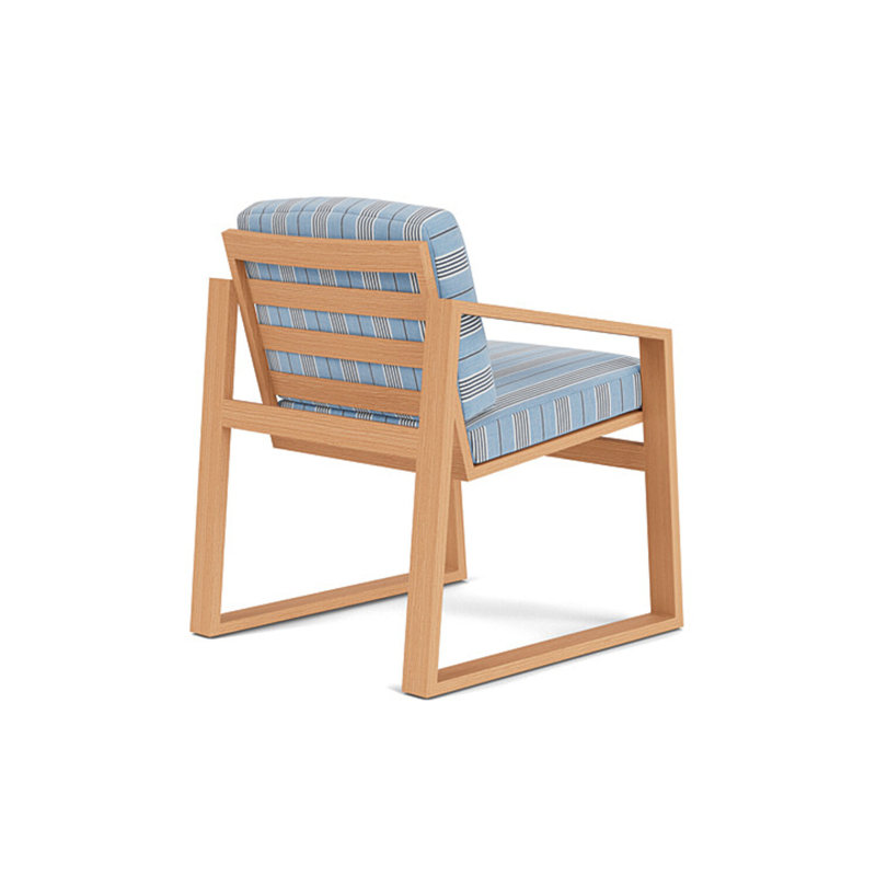 Pursuit Outdoor Dining Armchair, Hansen Sky