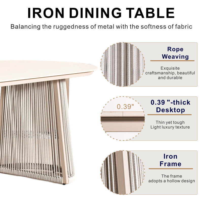 Table de salle à manger d'extérieur