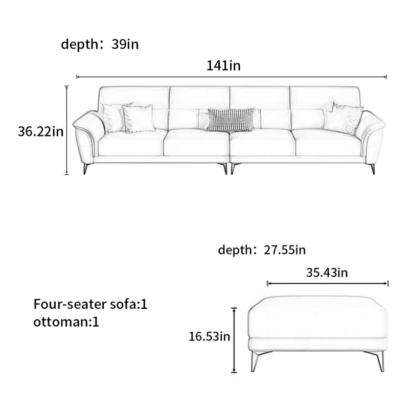Modern and simple American sofa