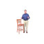 Tabouret de bar en bois Ladder Back-1084718892-1115715460