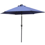 Martigues 2.5m Traditional Parasol with Lights