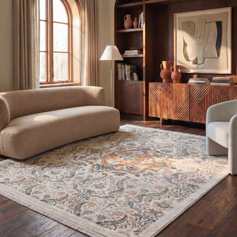 Tapis damassé Bloom Performance, Rectangle 8' x 10'