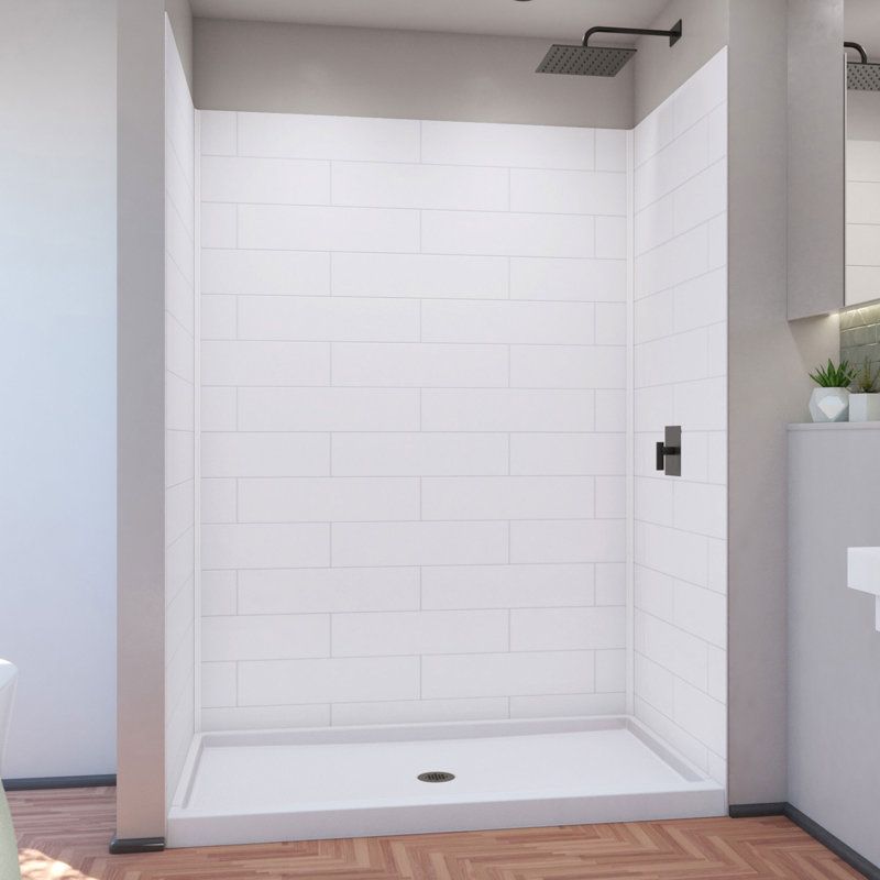 Cabine de douche et base 60 po x 36 po x 84 po Dreamstone